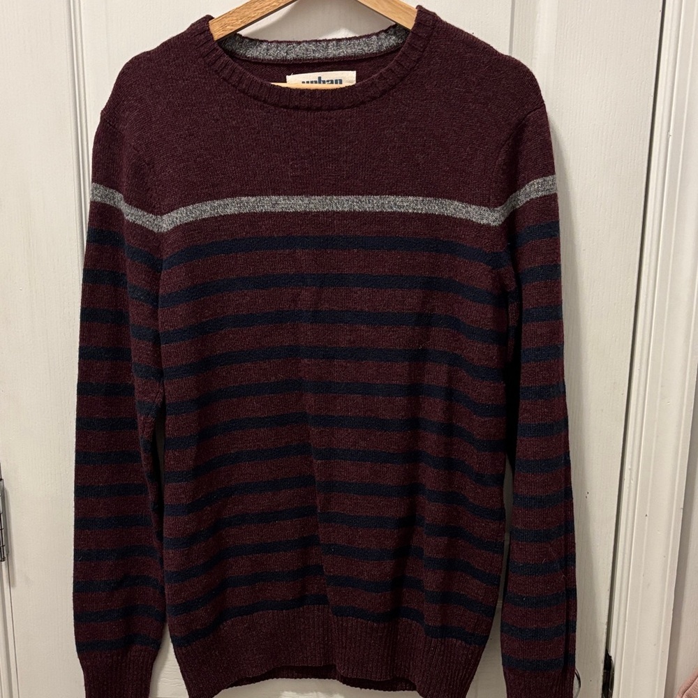 Urban Pipeline Striped Crewneck Sweater